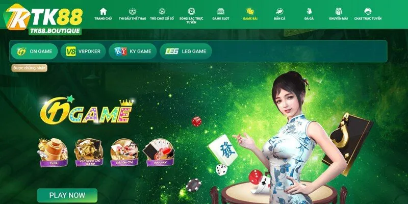 Khám phá top 4+ dòng game bài hot hit có mặt tại TK88